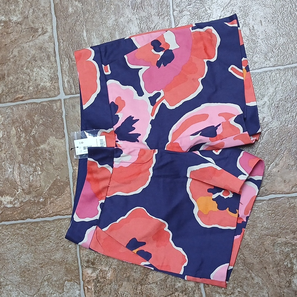 The Limited Floral Print Navy, Pink & Coral Women’s Shorts